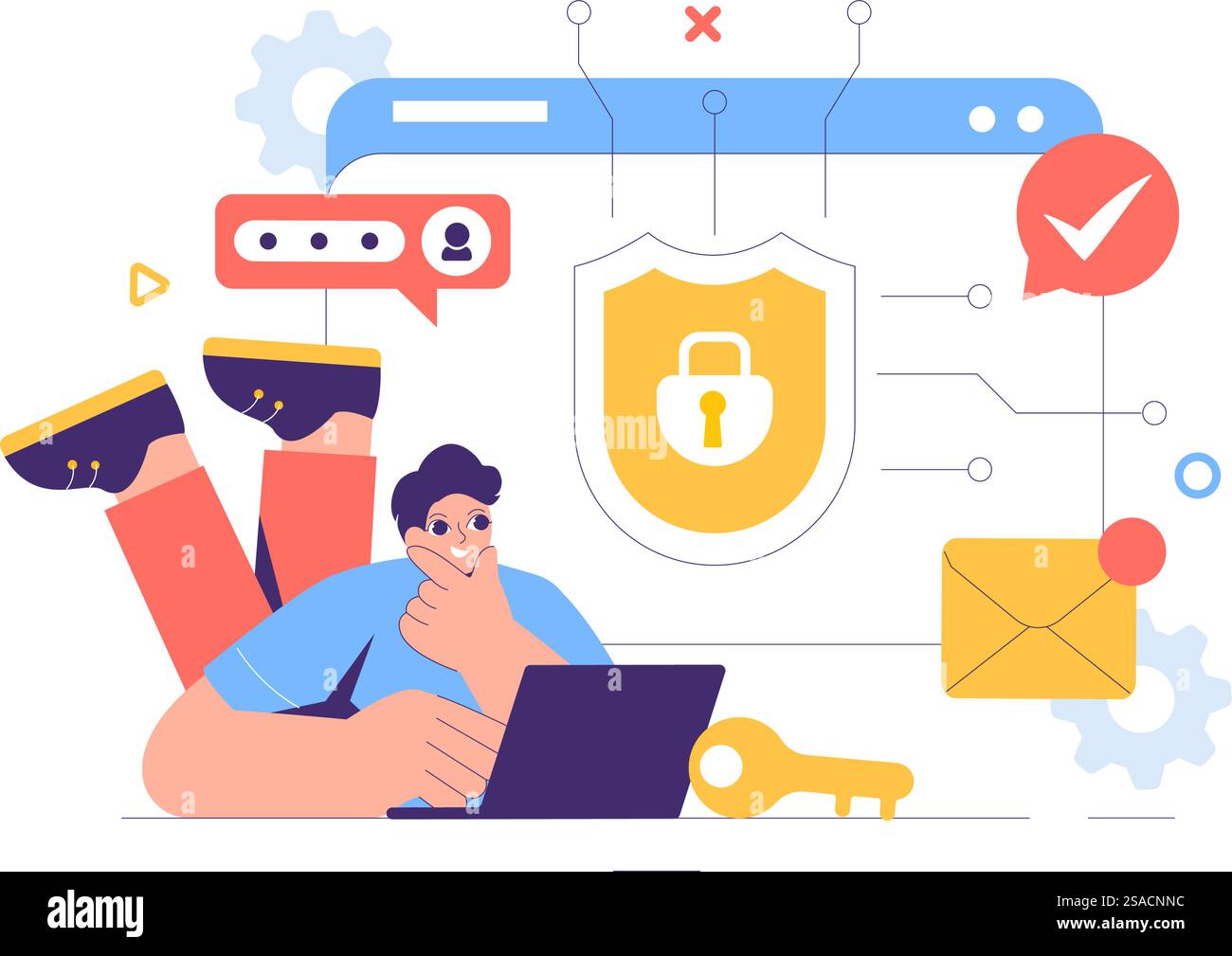 Backup systems Stock Vector Images - Alamy