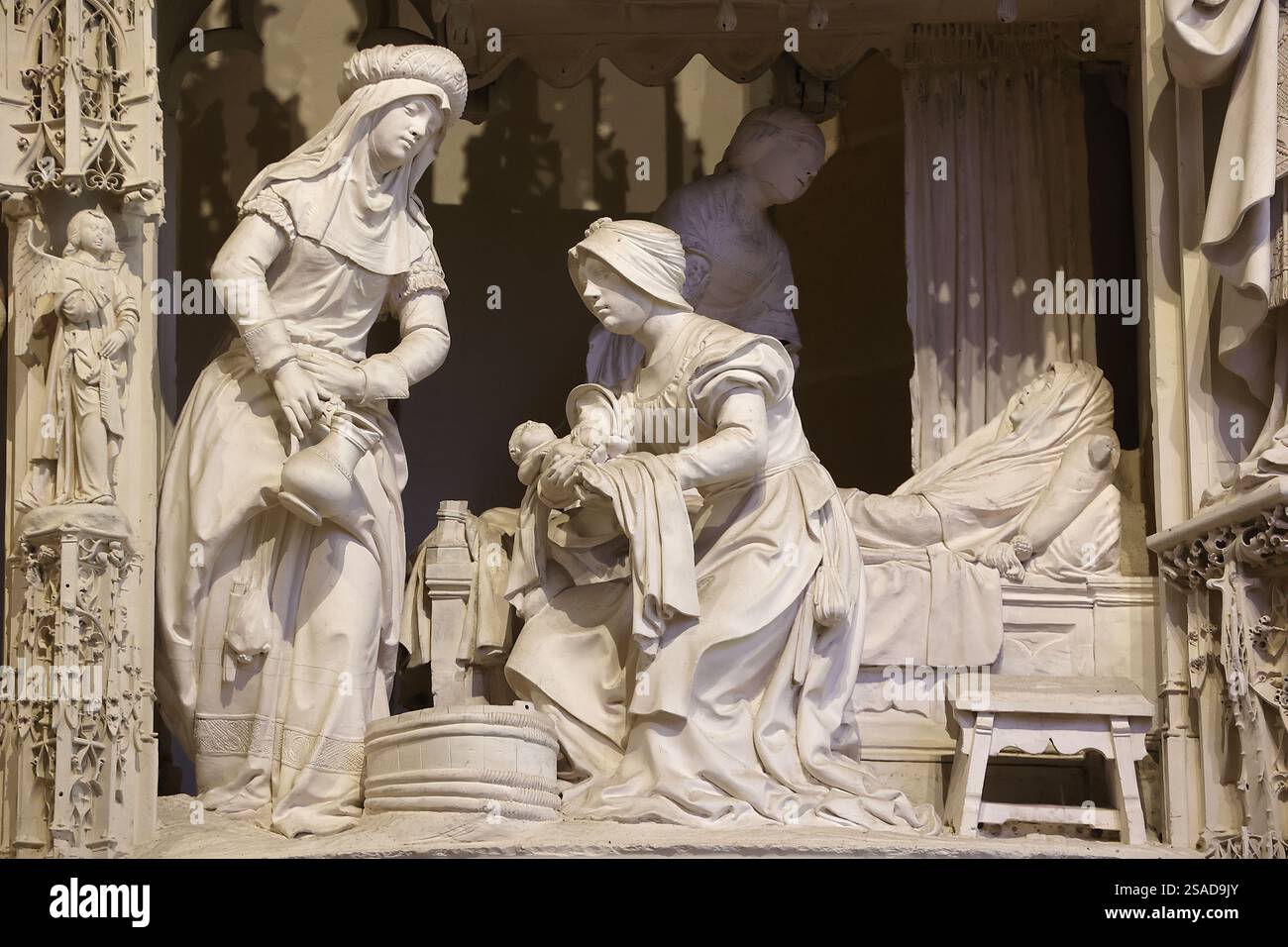 Chartres Nativity Chartres cathedral nativity hi-res stock photography and images - Alamy