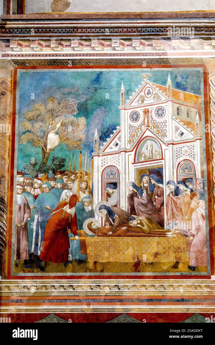 St francis giotto upper church hi-res stock photography and images