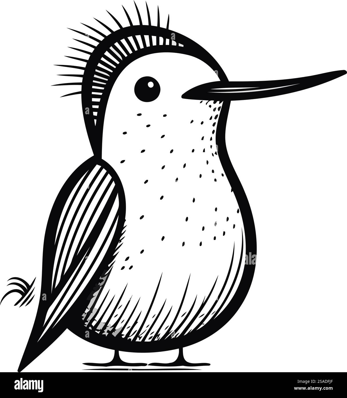 vector illustration of a cute cartoon penguin isolated on white ...