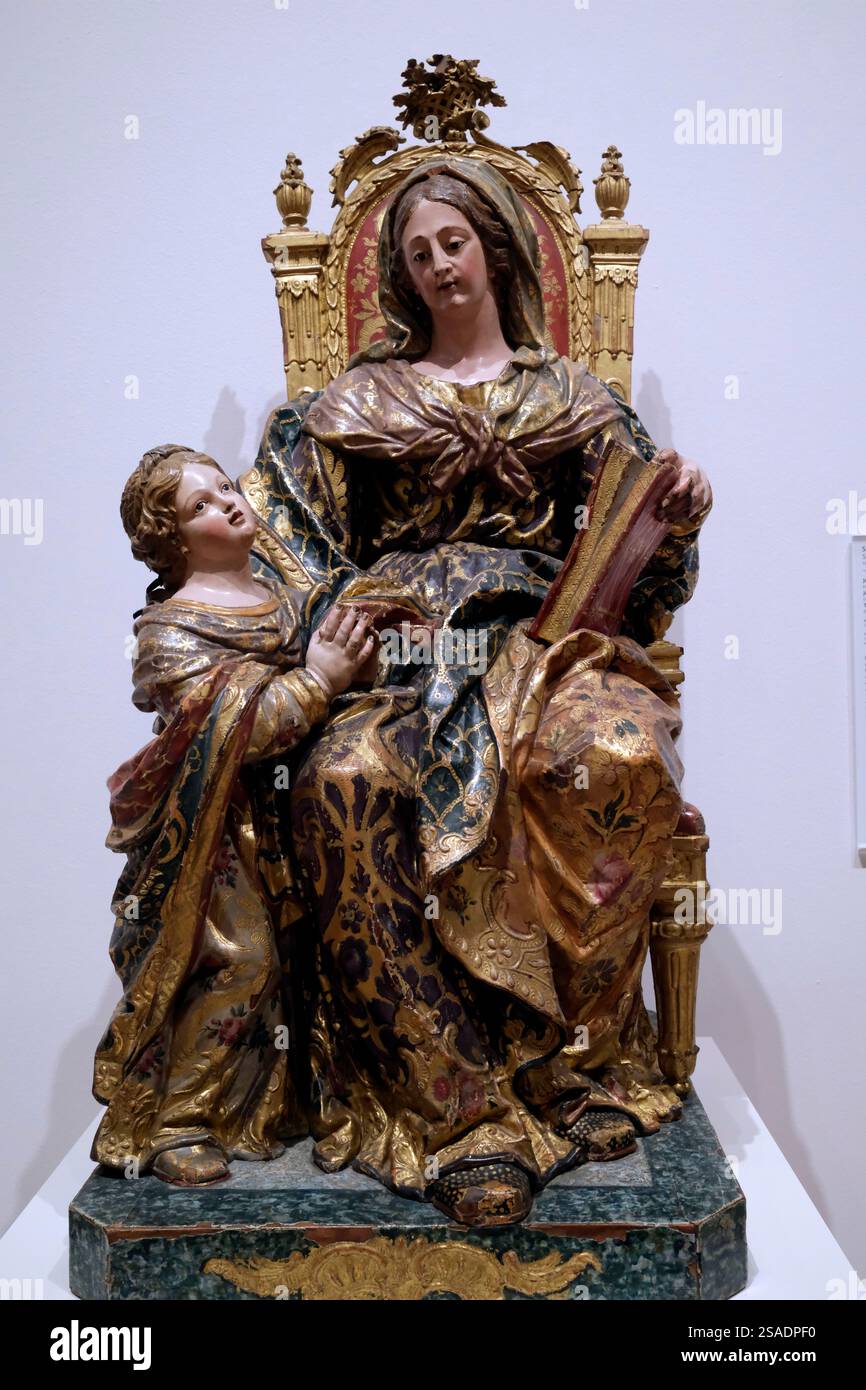 National Museum of Ancient Art. Saint Anne and the Virgin. 18th century ...