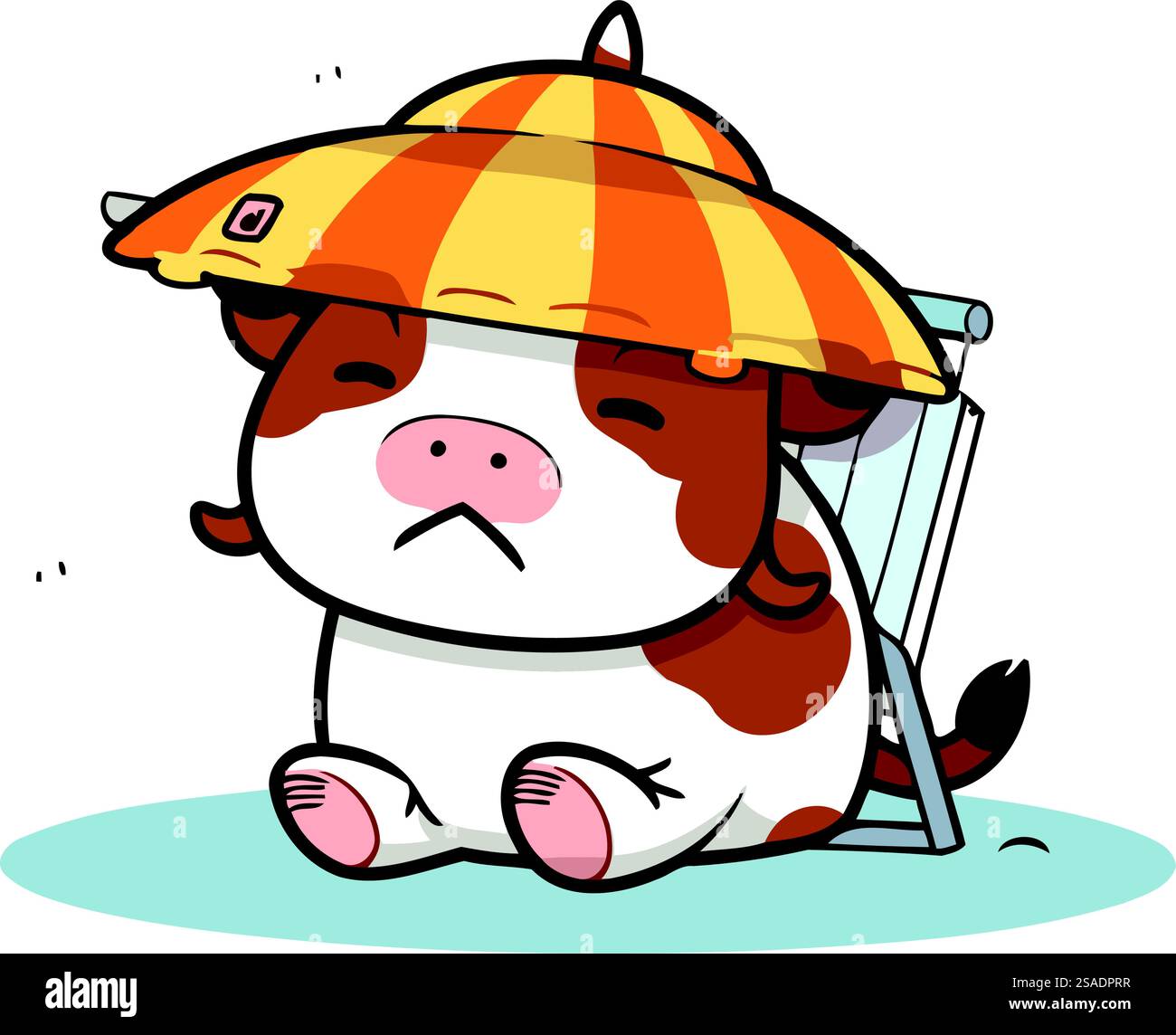Pattern Print Bulldog Foldable Umbrella