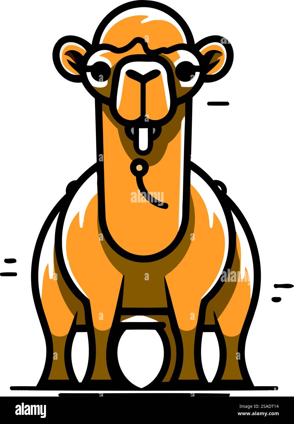 Small Camel Vector Camel vector illustration. Cute cartoon animal isolated on white ...