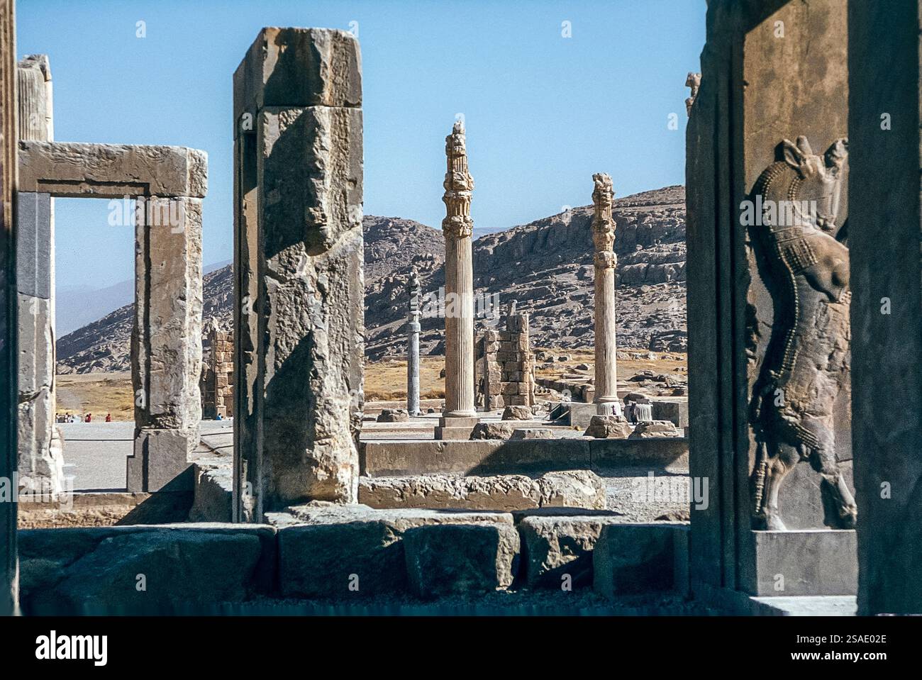 The image is of the UNESCO World Heritage Site of the ancient Persian ...