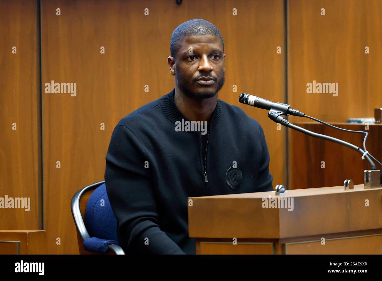 A$AP Relli testifies during A$AP Rocky's trial at the Clara Shortridge ...