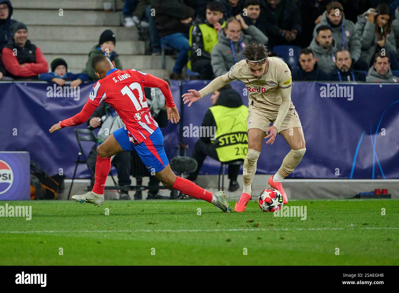 Salzburg, Österreich 29. Januar 2025 Champions League 2024/2025 RB