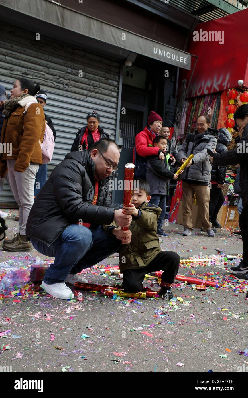 nyc chinatown chinese new year 2025
