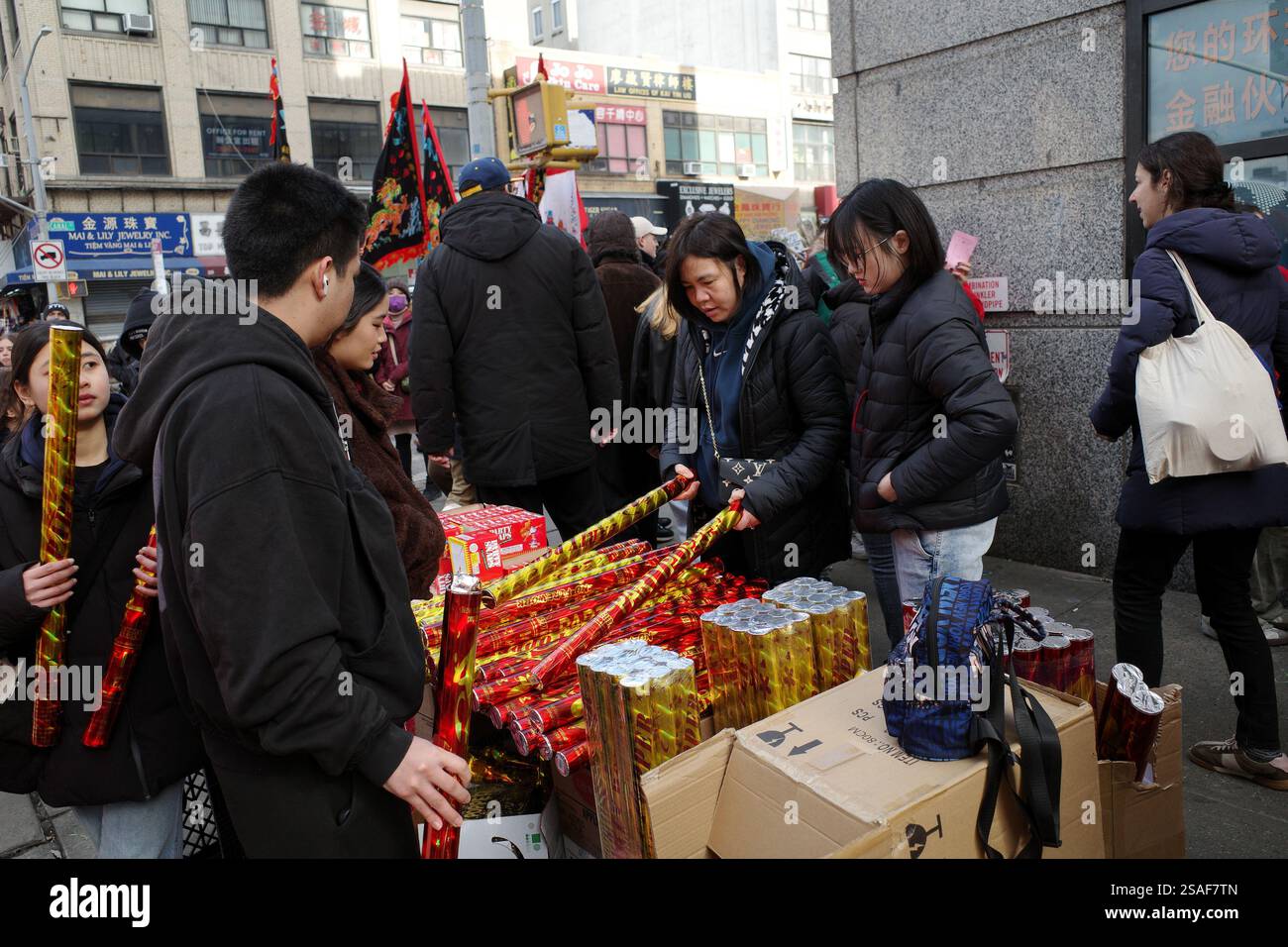 nyc chinatown chinese new year 2025