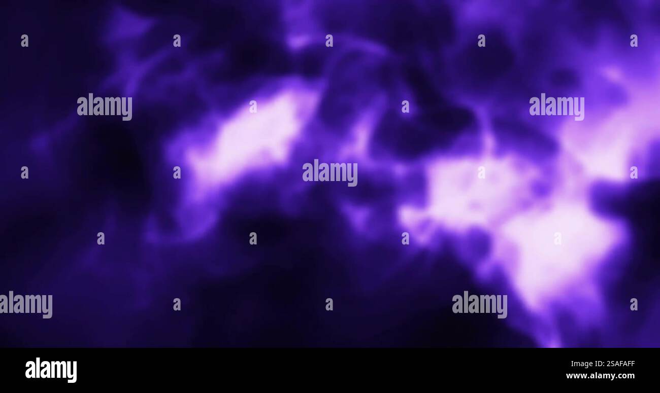 Image of glowing purple light trails moving over black background Stock ...