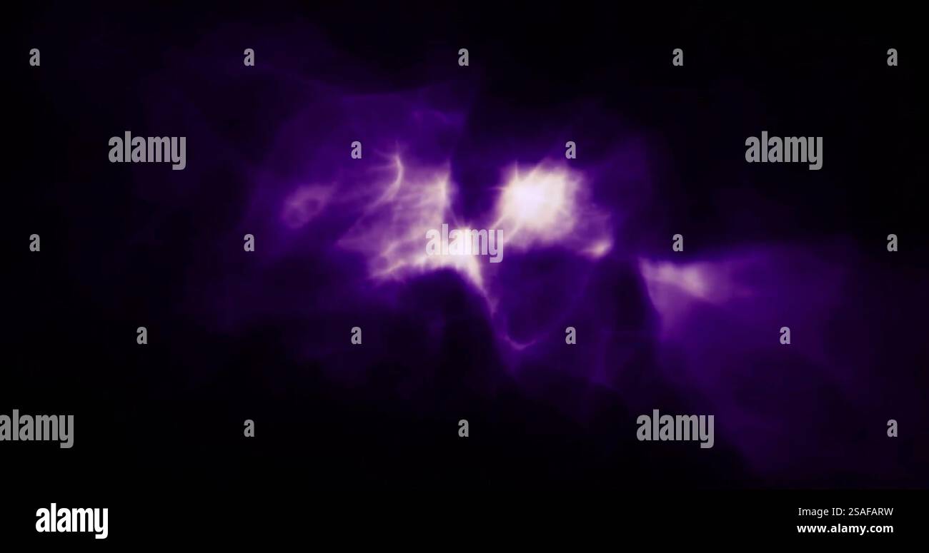 Image of glowing light trails moving over black background Stock Photo ...