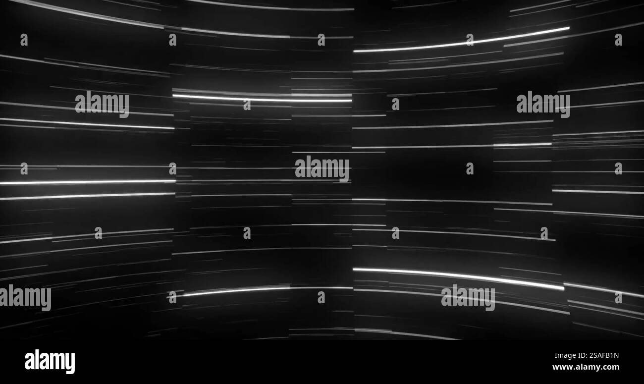 Image of glowing light trails moving over black background Stock Photo ...