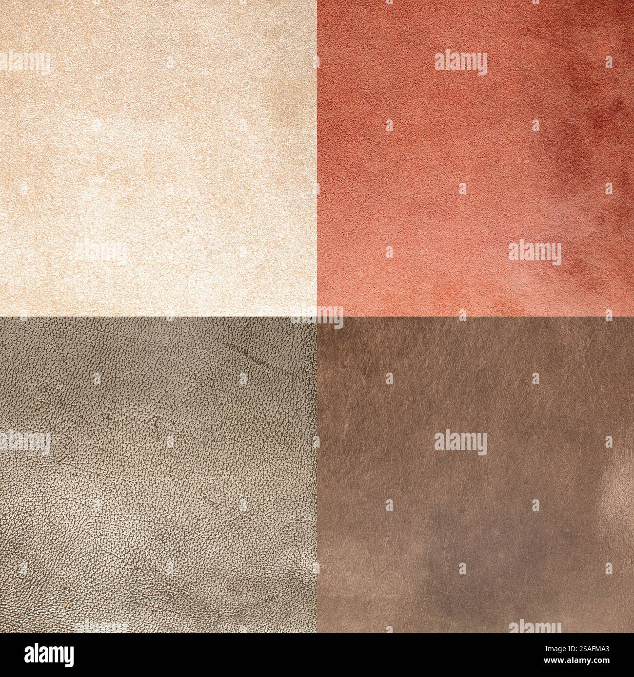 Leather Sample Texture Set of brown leather samples, texture background Stock Photo - Alamy