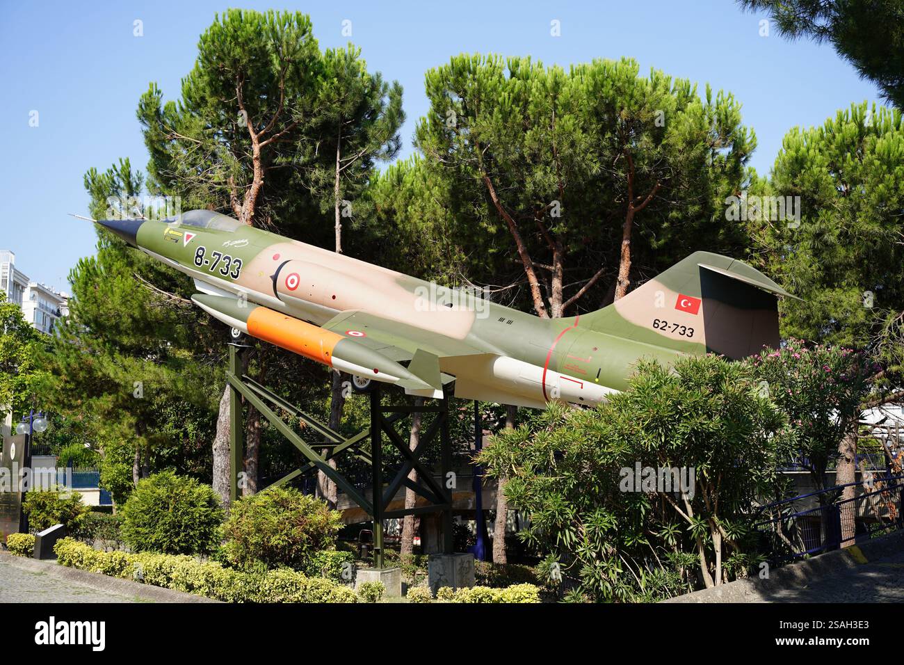 ISTANBUL, TURKIYE - AUGUST 04, 2024: Turkish Air Force Lockheed CF-104 ...