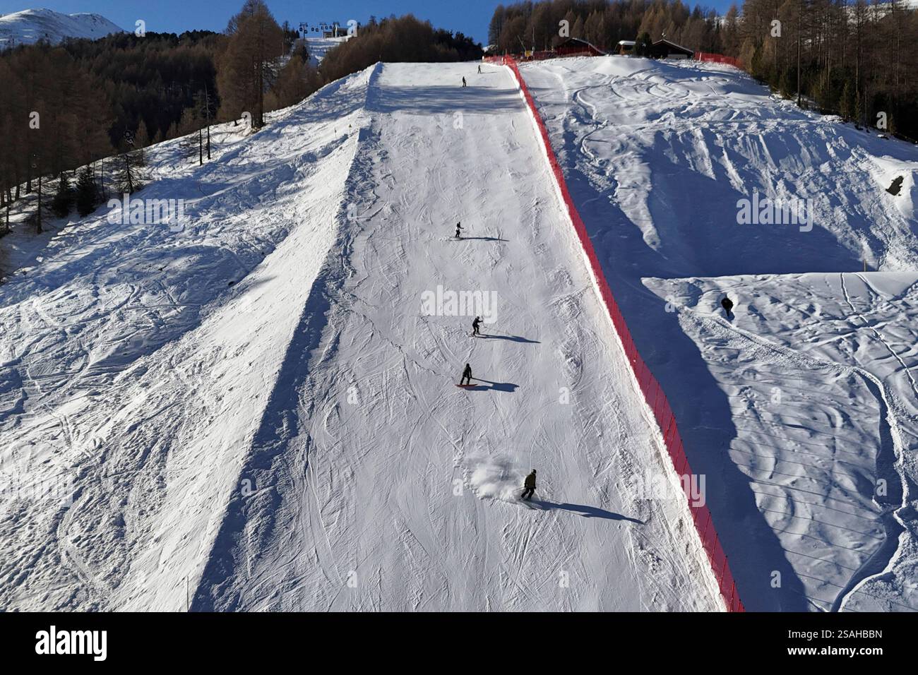 A view of the Carosello 3000 track which will be called Livigno Aerials