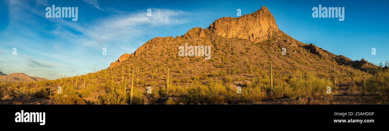 Sonoran desert sunset panorama hi-res stock photography and images - Alamy