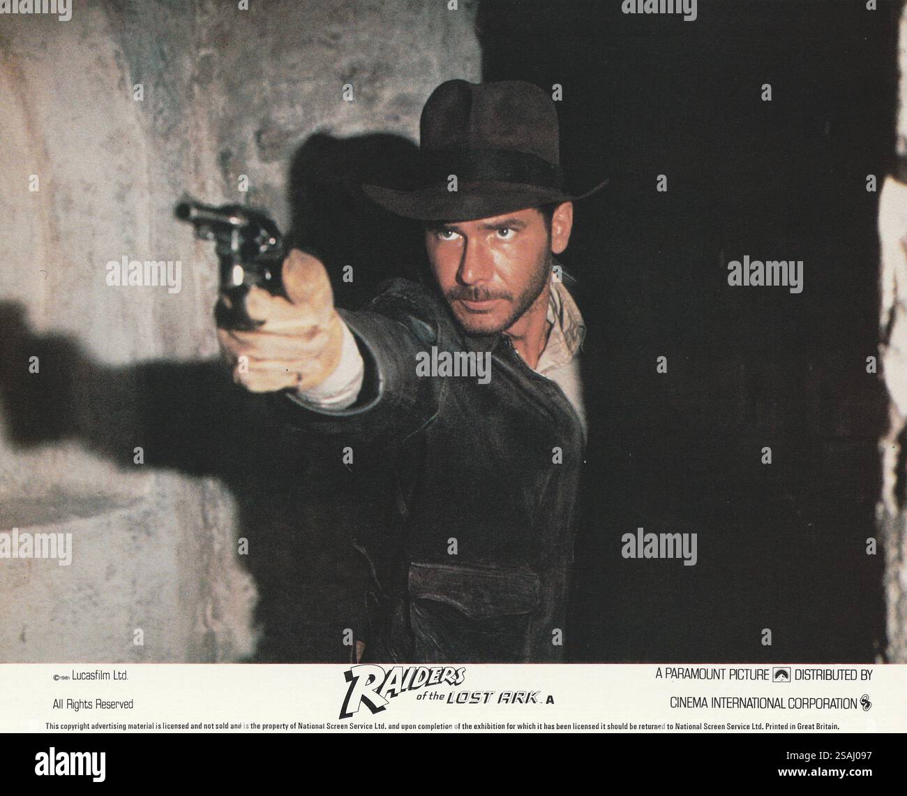 PHOTO DE PRESSE : CINÉMA, HARRISON FORD RAIDERS OF THE LOST