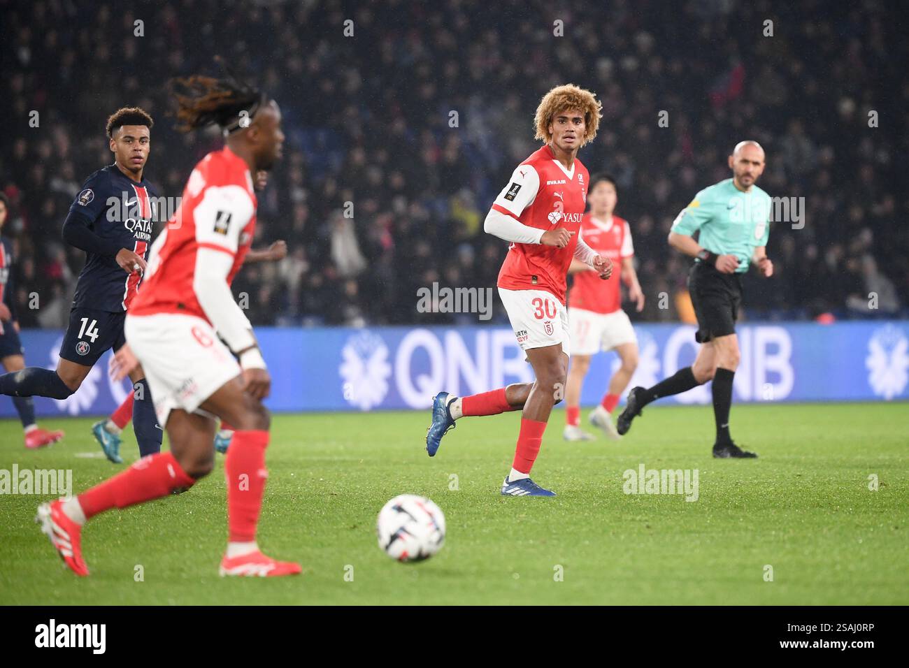 30 John Patrick (sdr) during the Ligue 1 MCDonald's match bet…