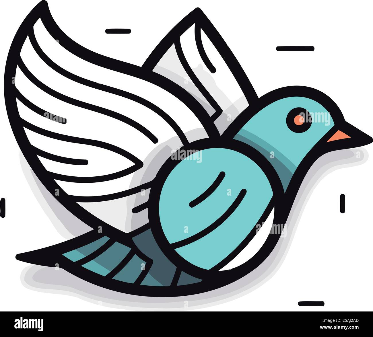 Flat doodle vector Stock Vector Images Alamy