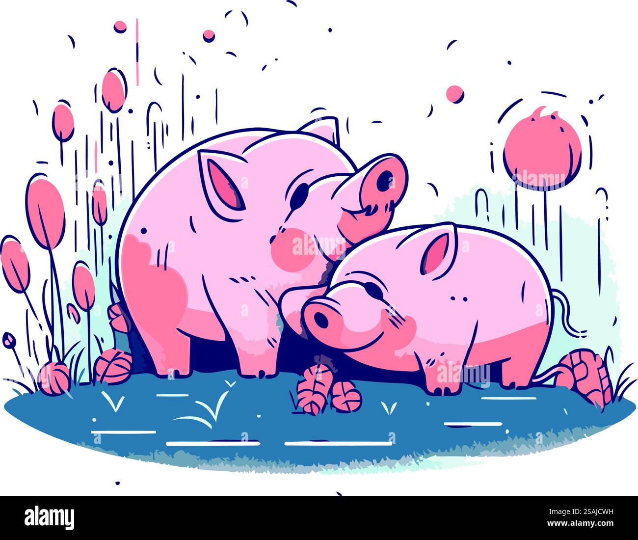 Piglet piglets Cut Out Stock Images \u0026 Pictures - Alamy, image size:1300x1100