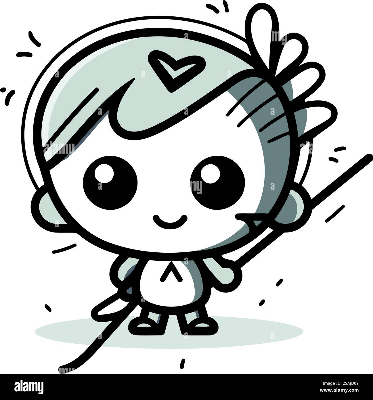 Cute Cupid Cartoon Mascot Character Vector Illustration Stock Vector ...