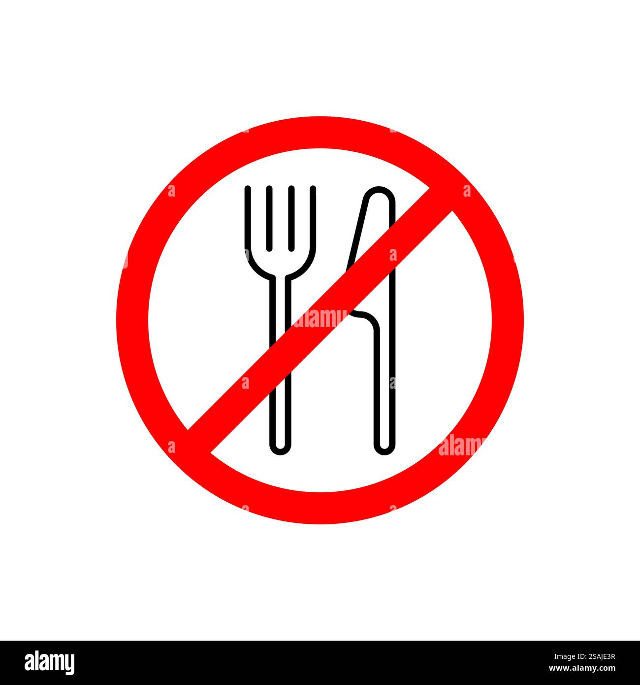 forbidden to eat icon. vector illustration logo template for many ...