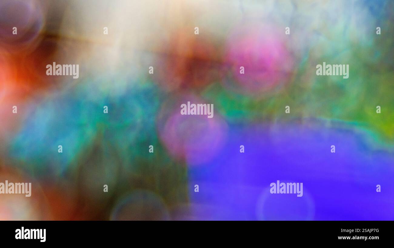 Abstract Reflections Bubble Background Design Stock Photo