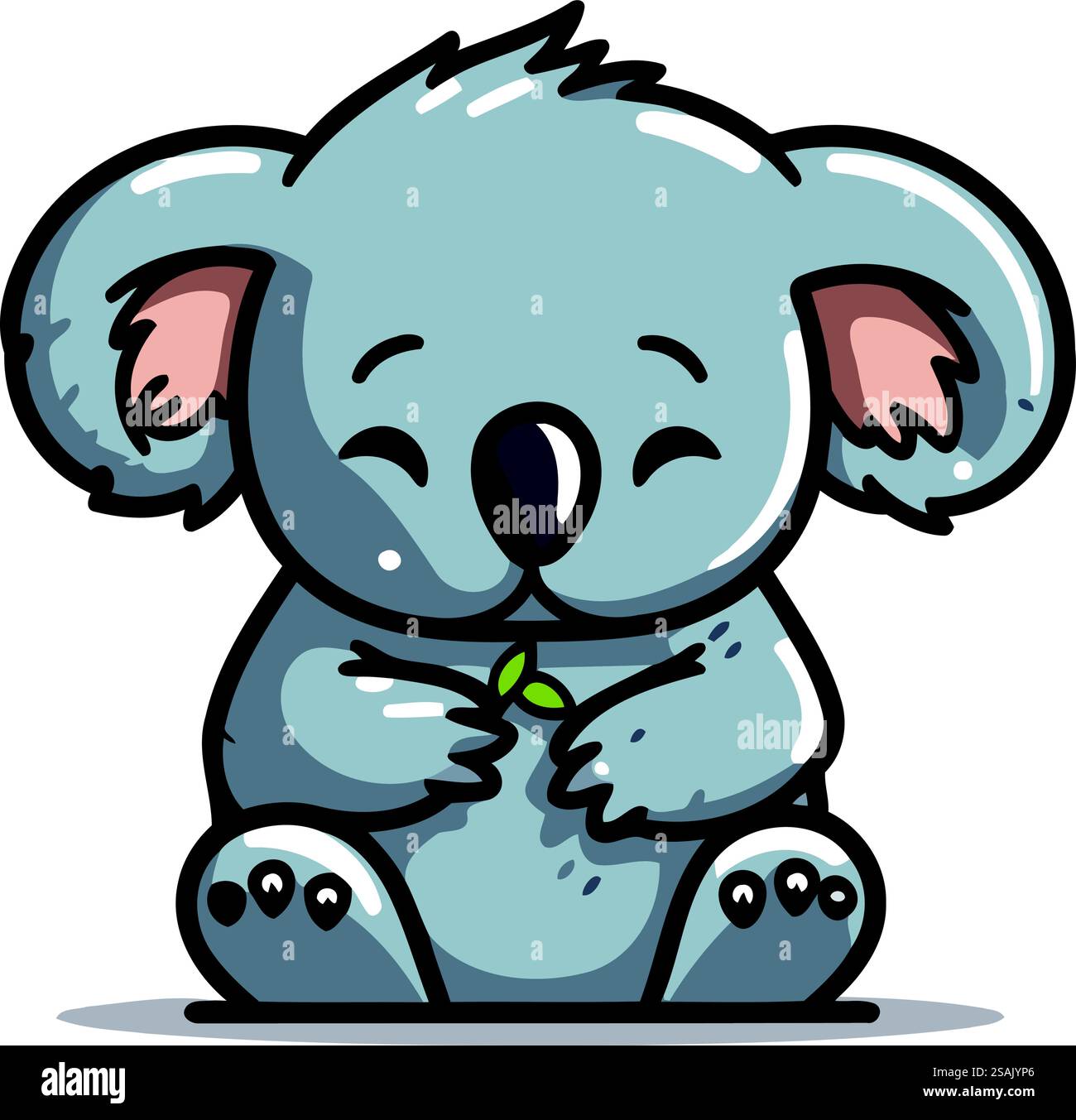 Cute koala cartoon character. Vector illustration of a cute koala Stock ...