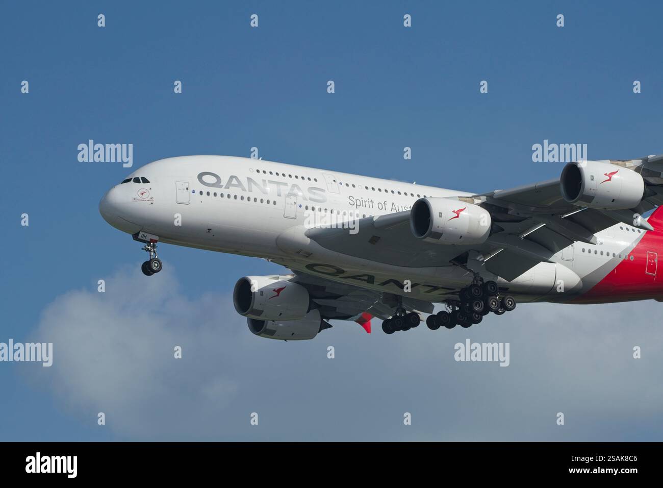 Qantas A380 Stock Photo