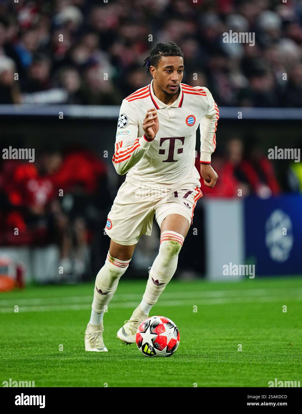 Allianz Arena Munich Germany 29th Jan 2025 Michael Olise Bayern allianz-arena-munich-germany-29th-jan-2025-michael-olise-bayern
