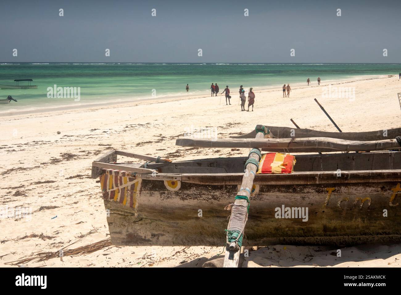 Africa Tanzania, Zanzibar, East Coast, Dongwe, traditional wooden ...