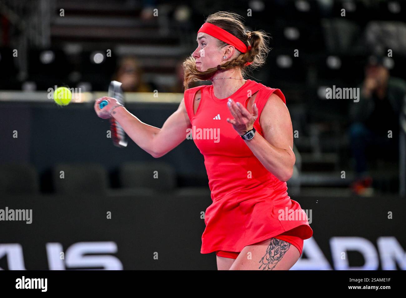 LINZ, AUSTRIA JANUARY 30 Elina Svitolina of Ukraine in her match