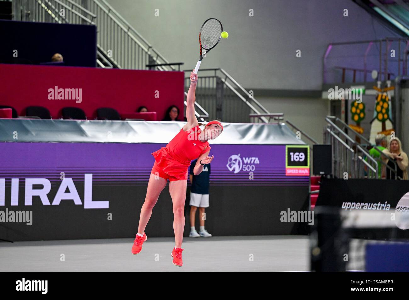 LINZ, AUSTRIA JANUARY 30 Elina Svitolina of Ukraine in her match