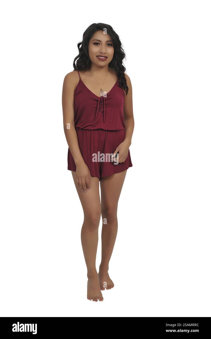 Hispanic Poses Beautiful young attractive hispanic woman modeling a pose Stock Photo ...