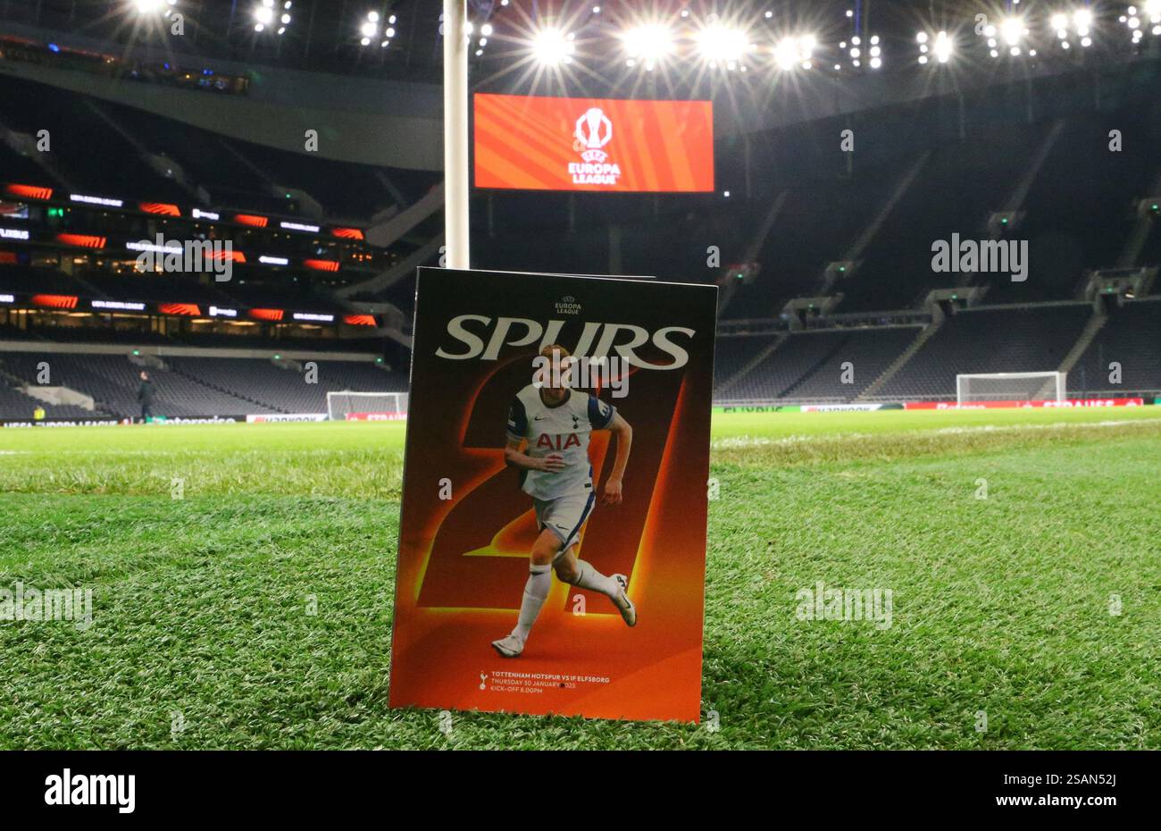 Tottenham Hotspur Stadium, London, UK. 30th Jan, 2025. UEFA Europa ...