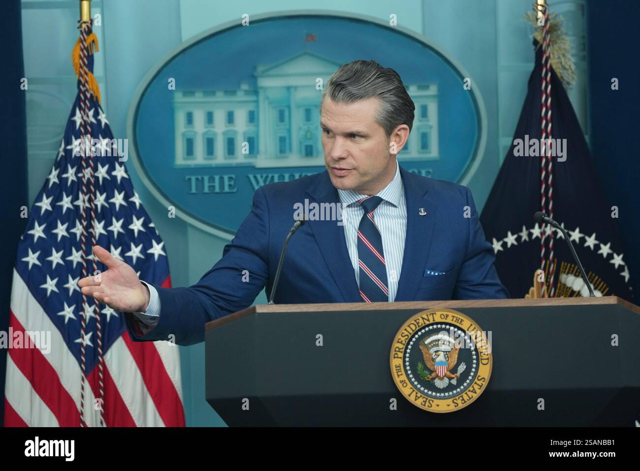 Secretary of defense pete hegseth hires stock photography and images
