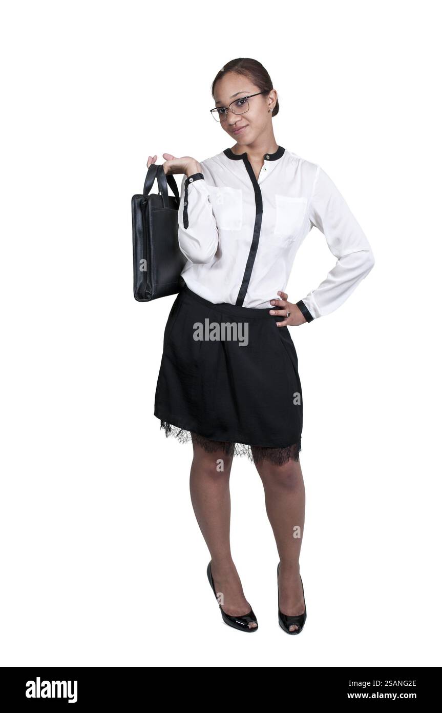 Black woman afro business hi-res stock photography and images - Alamy