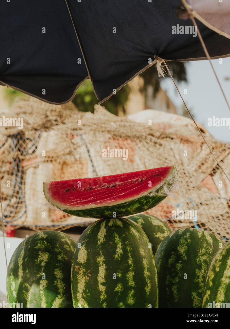 Tunisia, watermelon Stock Photo