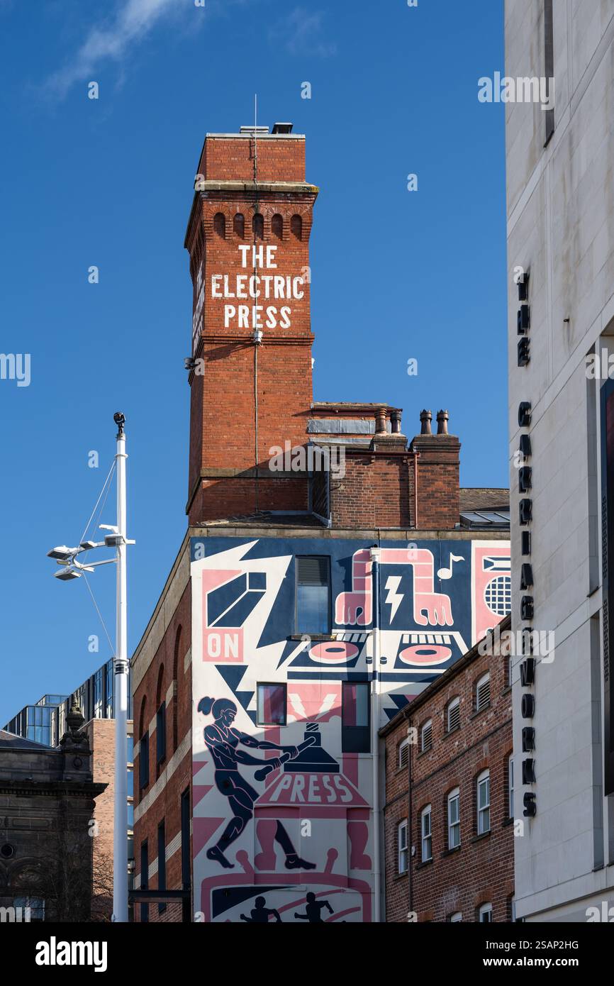 The Electric Press building, Leeds Stock Photo