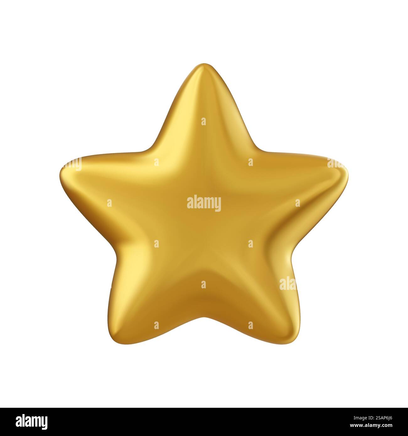 3d Gold star icon. 3d rendering. Vector illustration. 3d Gold star icon ...