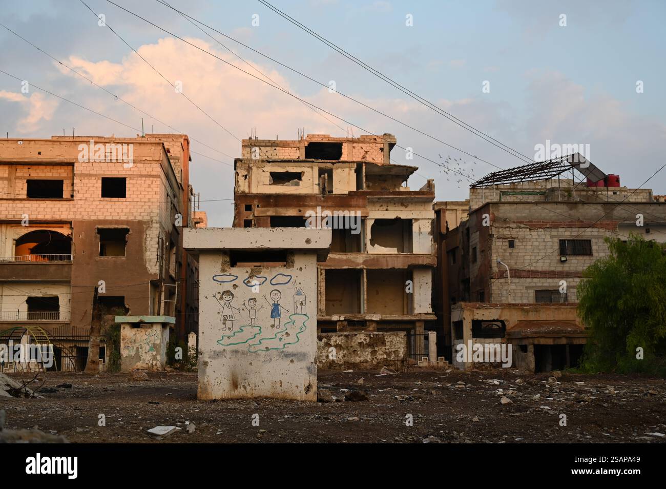 Damascus, Syria - December 2024: Post fall of Assad. Yarmouk camp ...