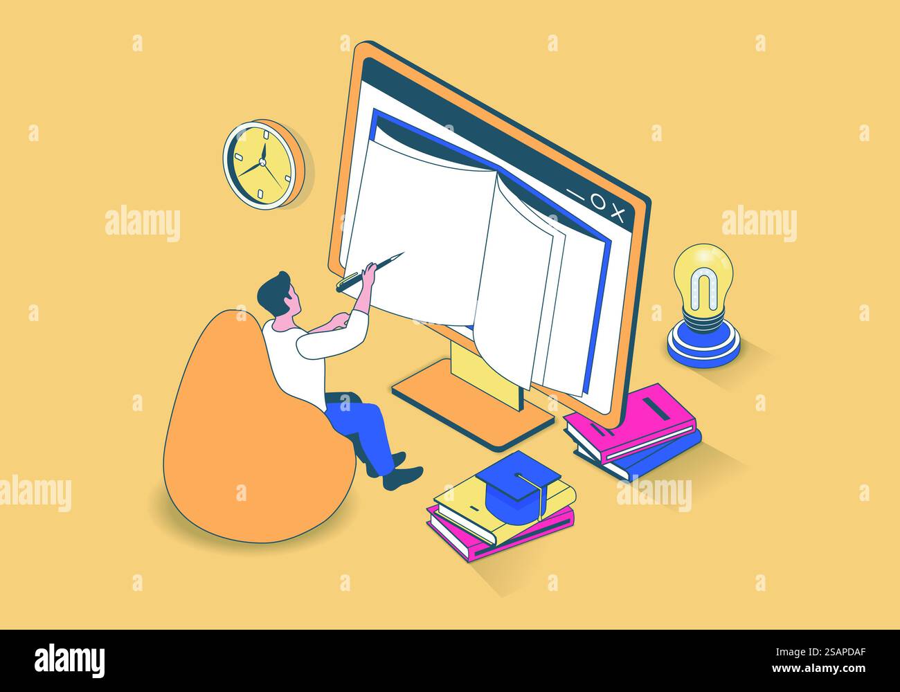 Homework cognition Stock Vector Images - Alamy
