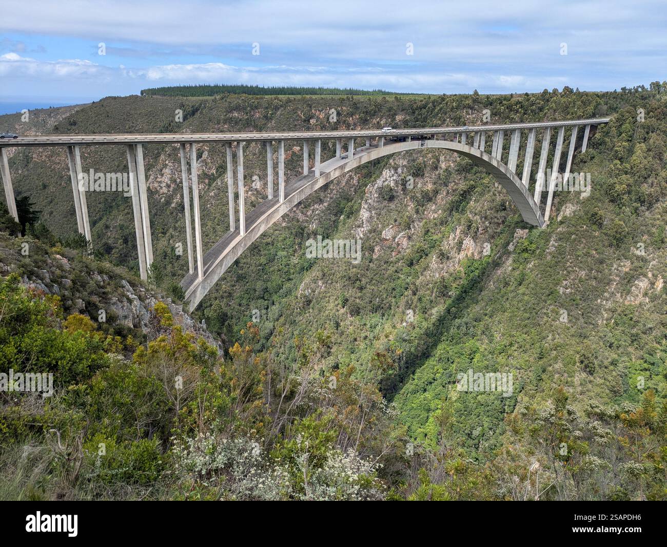 Bloukrans bridge bungy jump location Stock Photo - Alamy
