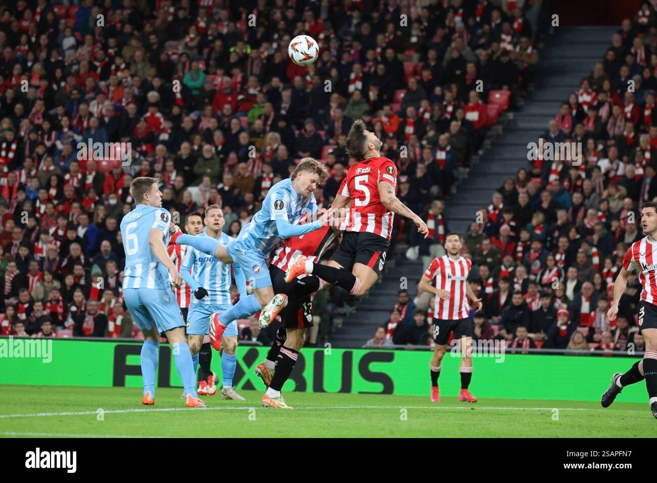 UEFA Europa League soccer match between Athletic Club and Viktoria