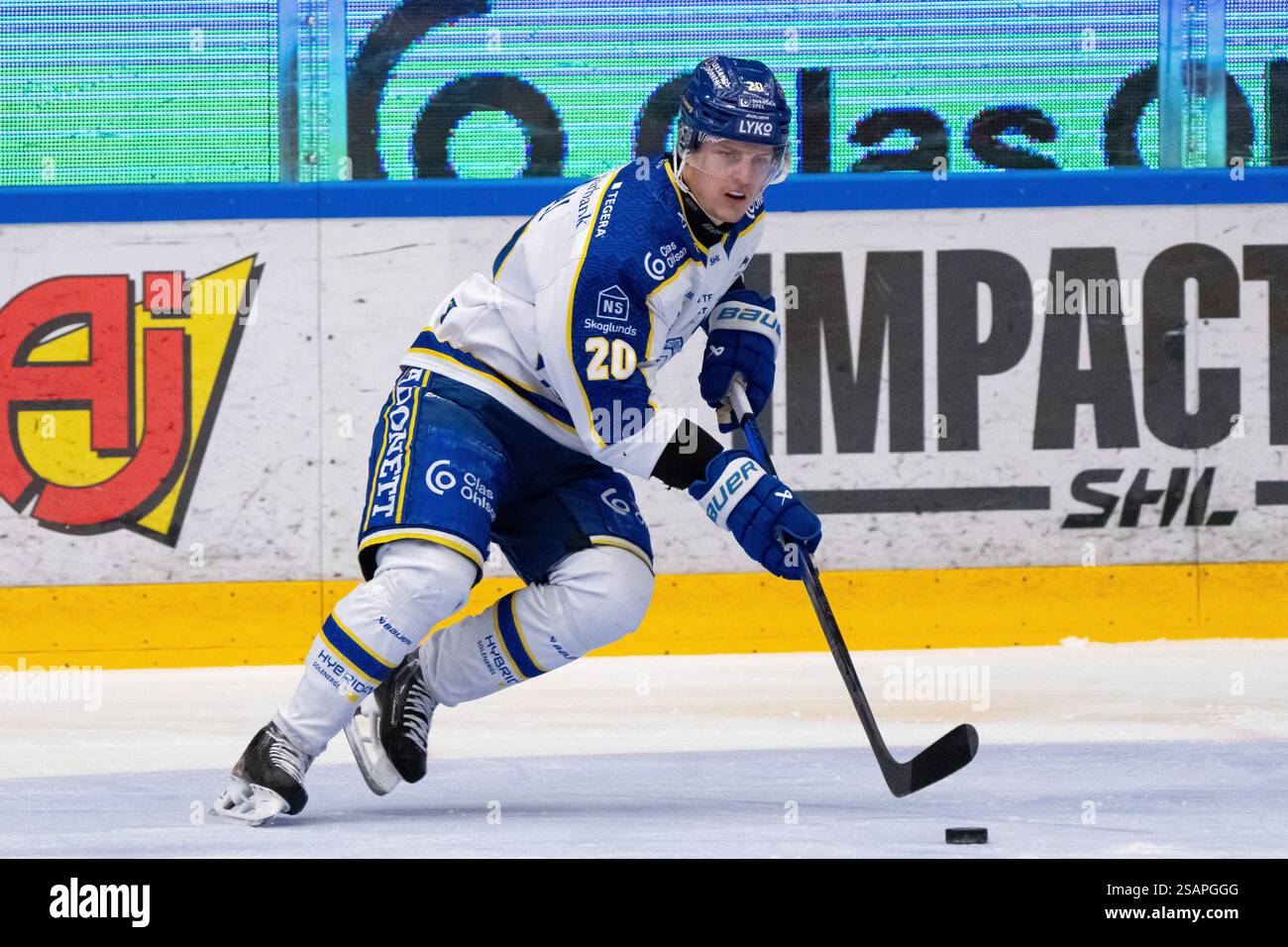 Axel Rindell Leksand, Sverige. 30th Jan, 2025. 250130 Leksands Axel Rindell under ...