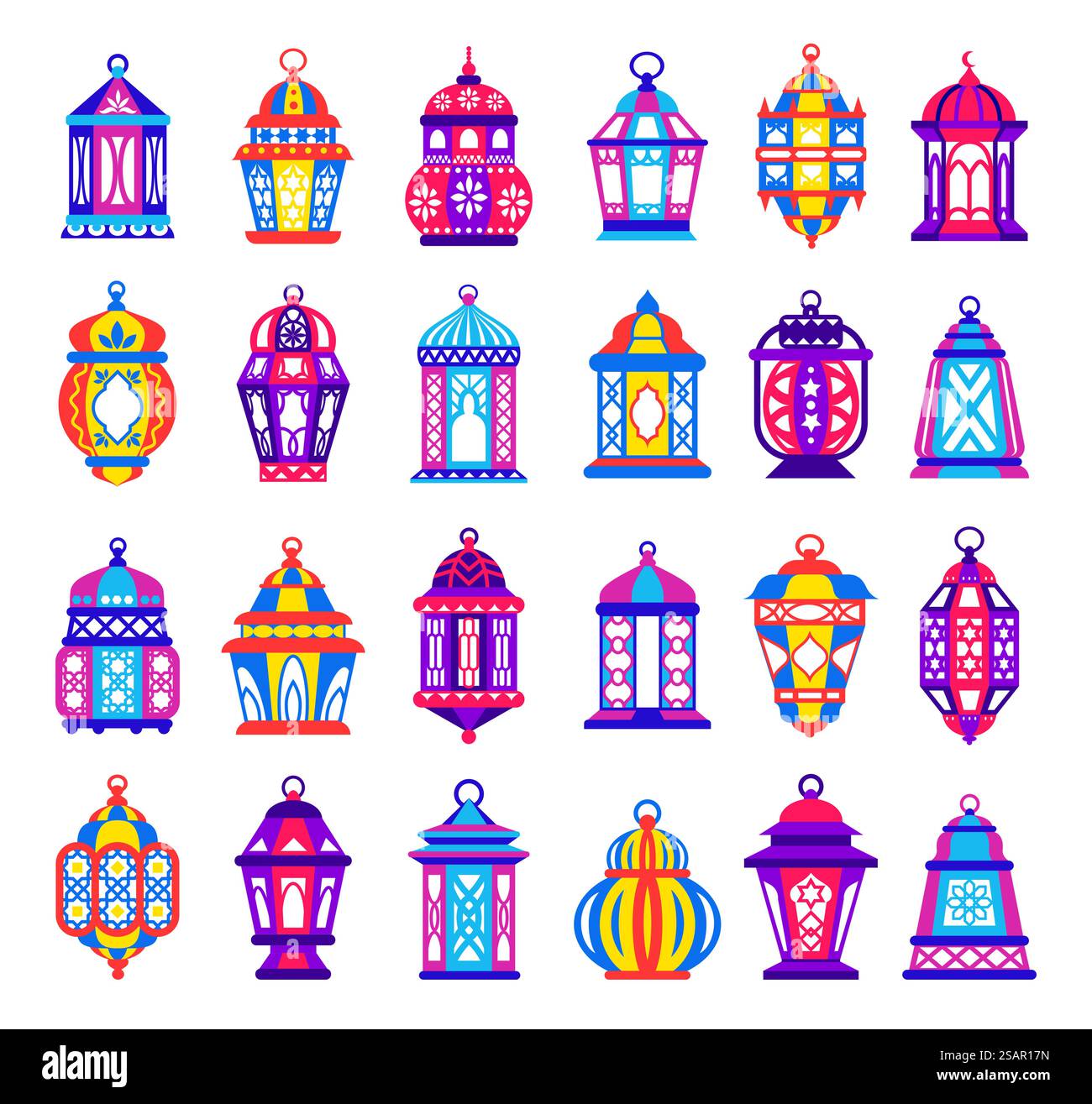 ramadan lights cartoon
