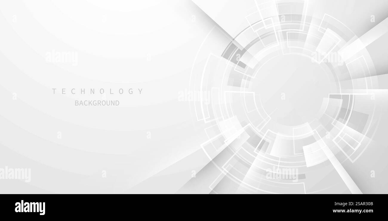 white abstract technology background modern design vector illustration ...