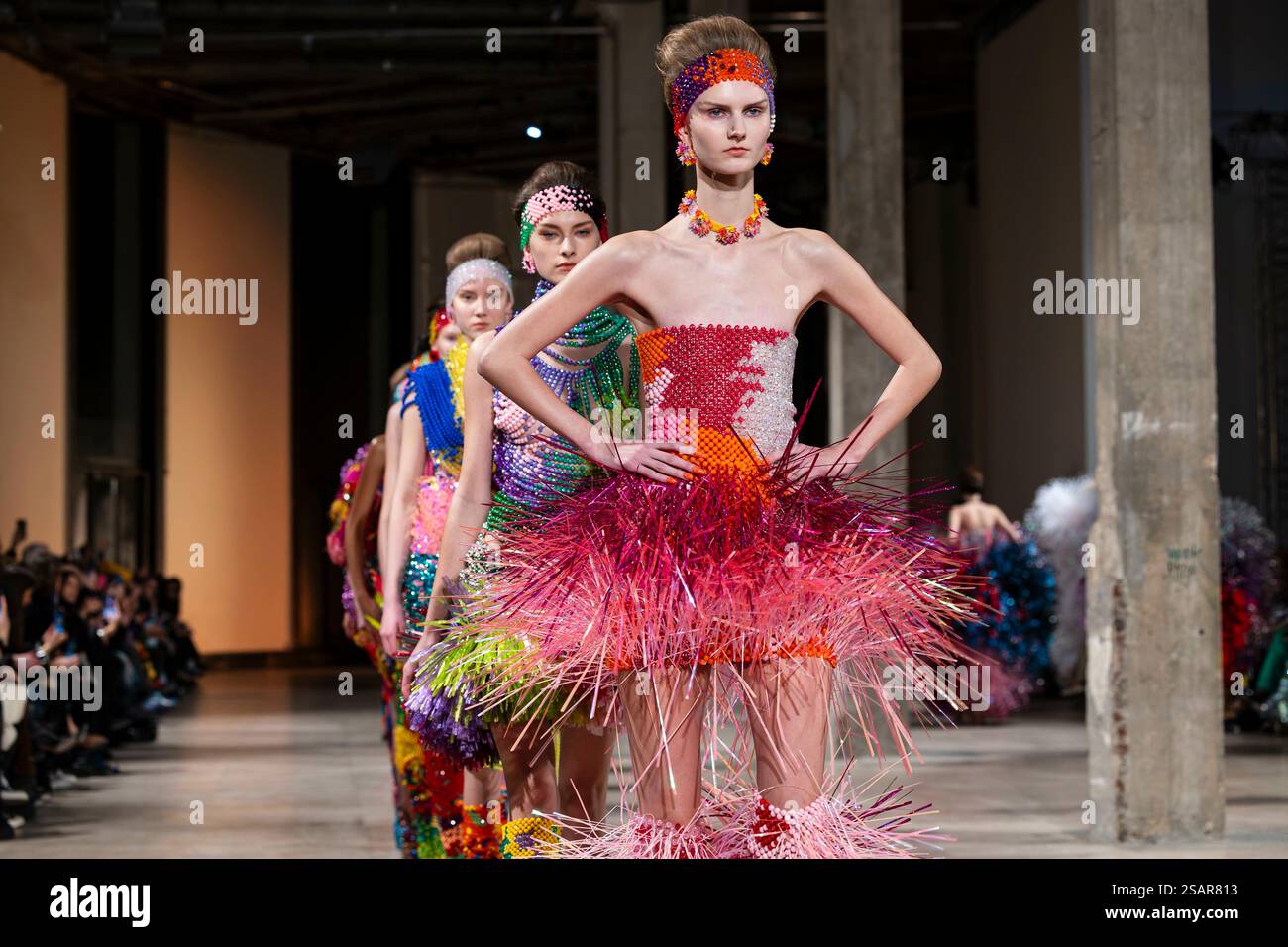 Paris, Frankreich. 30th Jan, 2025. GERMANIER Haute Couture Spring