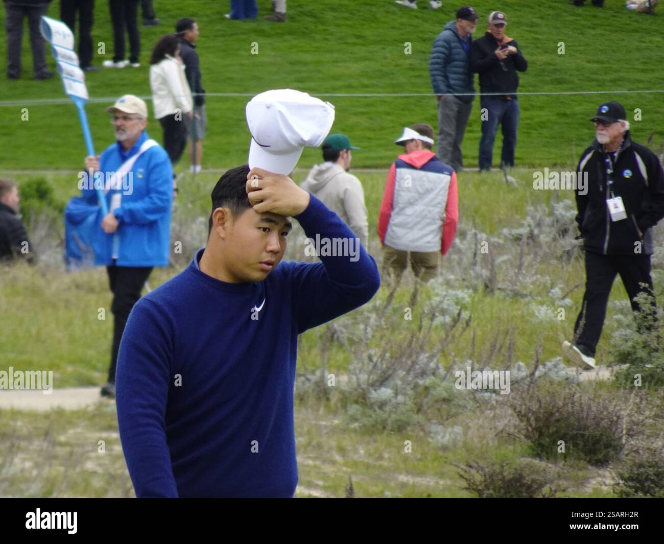 Pebble Beach, California, USA January 30th, 2025 Tom Kim during the