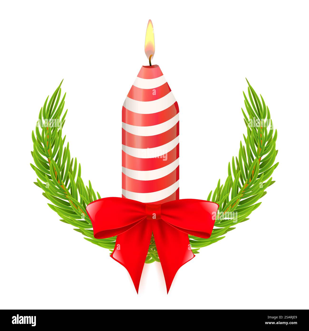 Christmas decoration stripes Stock Vector Images Alamy