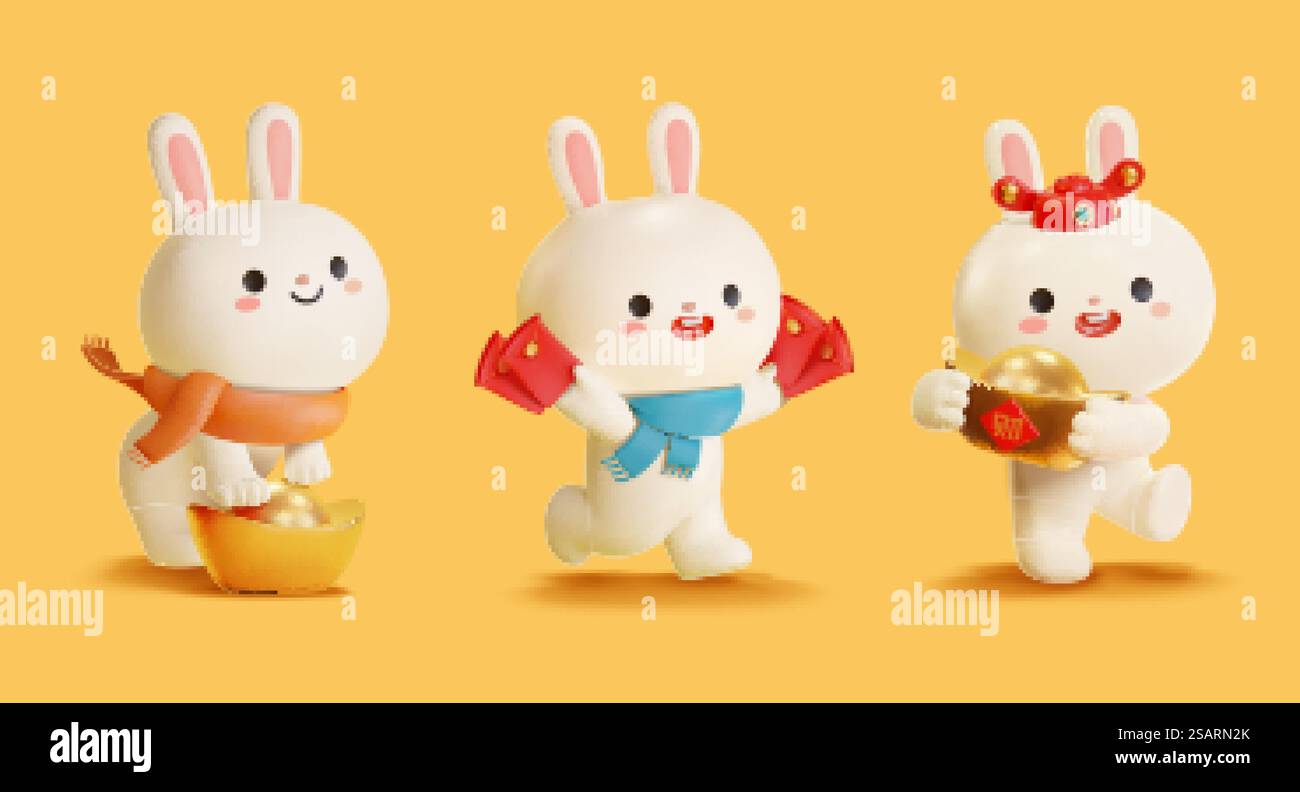 Characters 3d Stock Vector Images - Alamy